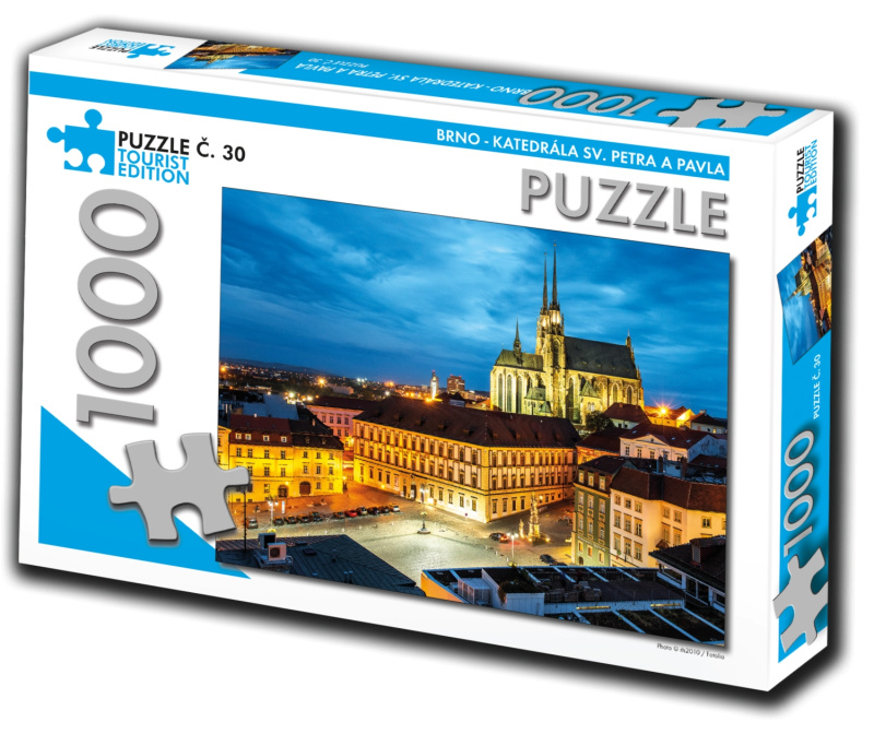 TOURIST EDITION Puzzle Katedrála sv. Petra a Pavla, Brno 1000 dílků (č.30)