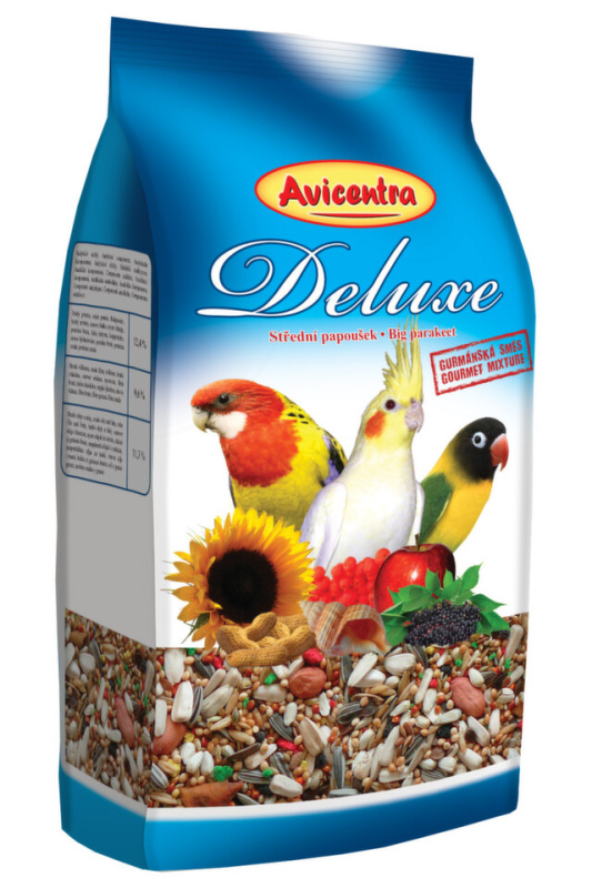 Avicentra Deluxe malý a střední papoušek 1 kg