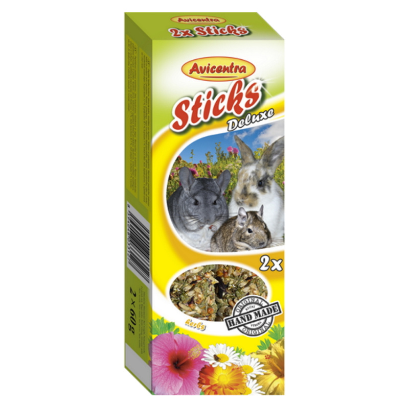 Avicentra tyčinky velký hlodavec - bylinky 2 ks