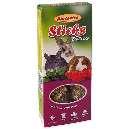 Avicentra tyčinky malý hlodavec - lesní ovoce 2 ks
