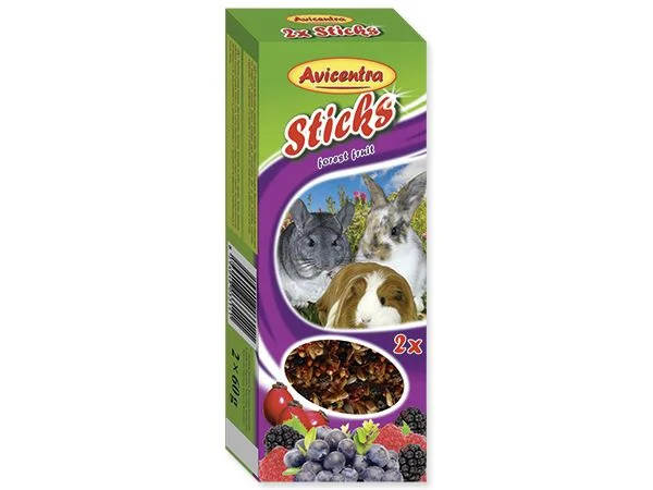 Avicentra tyčinky malý hlodavec - lesní ovoce 2 ks