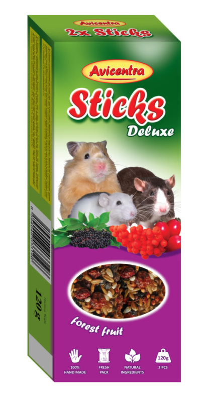 Avicentra tyčinky velký hlodavec - lesní ovoce 2 ks
