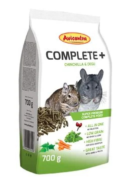 Avicentra COMPLETE+ činčila, osmák 700 g