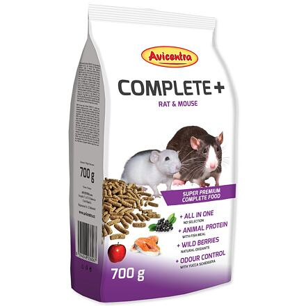 Avicentra COMPLETE+ potkan, myš 700 g