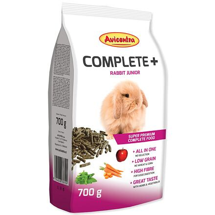 Avicentra COMPLETE+ králík junior 700 g
