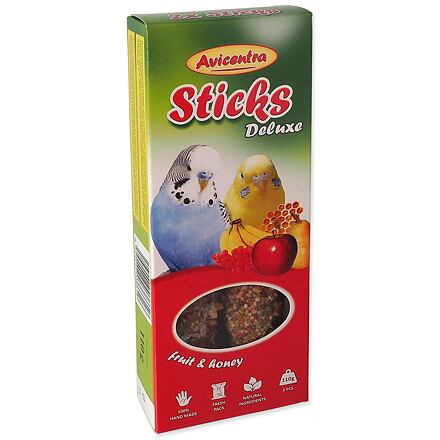 Avicentra tyčinky andulka - ovoce+med 2 ks