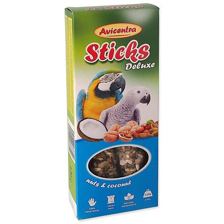 Avicentra tyčinky velký papoušek - ořech+kokos 2 ks