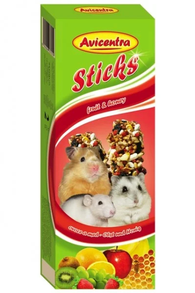 Avicentra tyčinky malý hlodavec - ovoce 2 ks