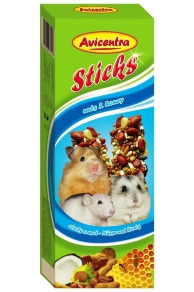 Avicentra tyčinky malý hlodavec - ořech+kokos 2 ks