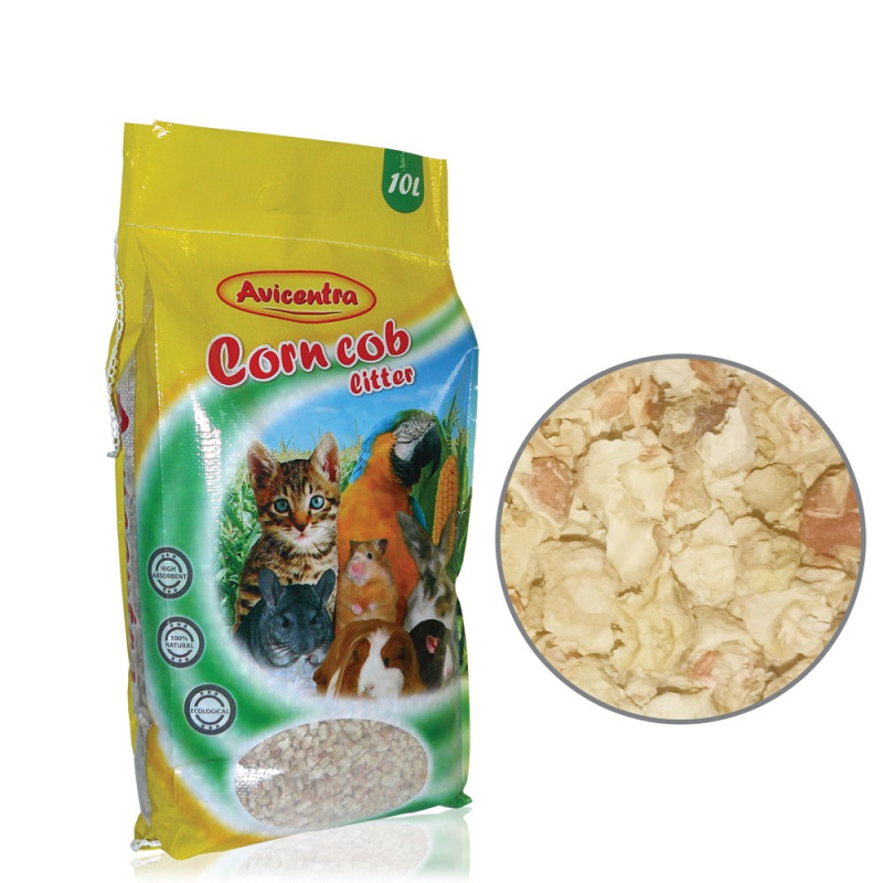 Podestýlka AVICENTRA kukuřičná hrubá 3 kg