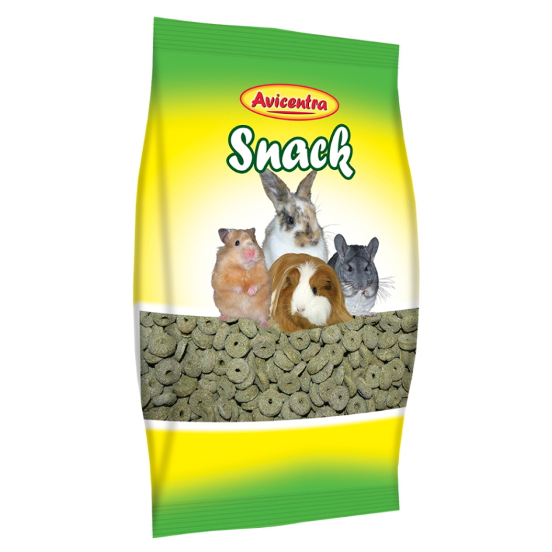 Avicentra kroužky s vojtěškou pro hlodavce 250 g
