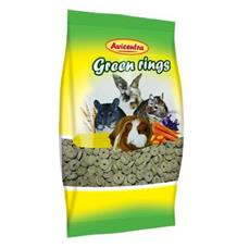 Avicentra kroužky s vojtěškou pro hlodavce 250 g