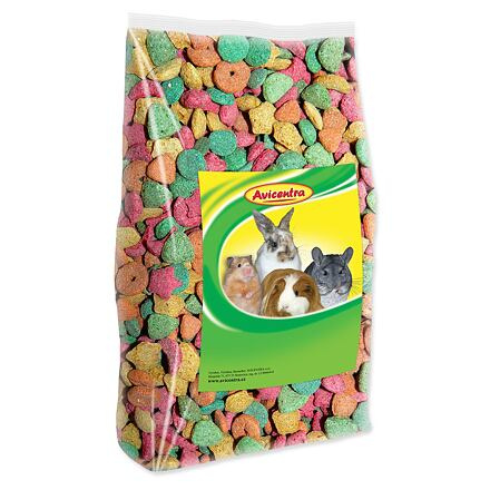Avicentra barevné křupky pro hlodavce 200 g