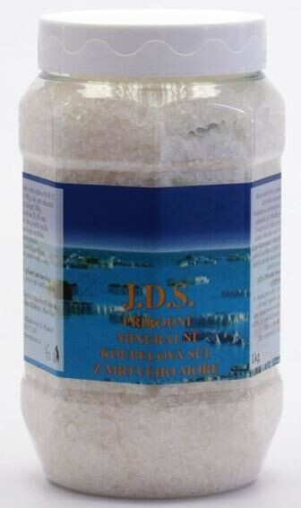 J.D.S. Minerální koupelová sůl z Mrtvého moře (dóza), 1kg
