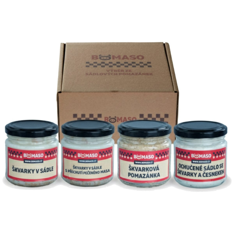 Bomaso Výběr ze sádlových pomazánek (4×170 g)