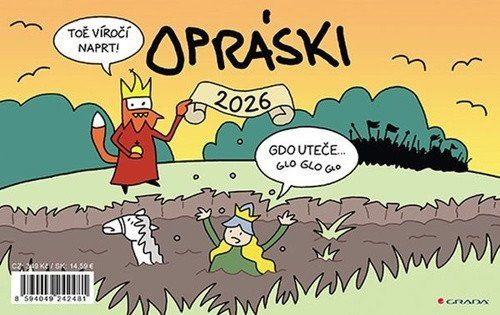 Opráski 2026 - stolní kalendář - jaz - kniha z kategorie Stolní kalendáře