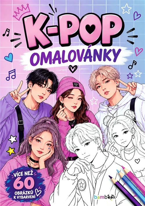 K-pop omalovánky