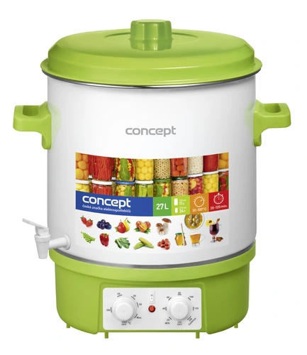 Concept Zavařovací hrnec elektrický, smaltovaný, 27 l, s časovačem ZH0020