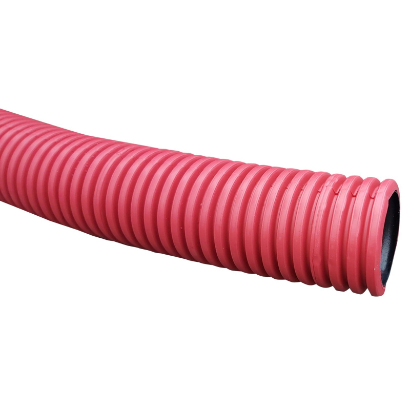 Hekaplast chránička kabelová z PEHD, NW 60, červená - metráž