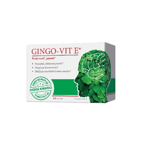 Gingo-Vit E Prokrvení, paměť, 60 tobolek