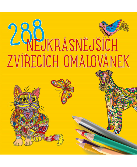 288 nejkrásnějších zvířecích omalovánek Edika