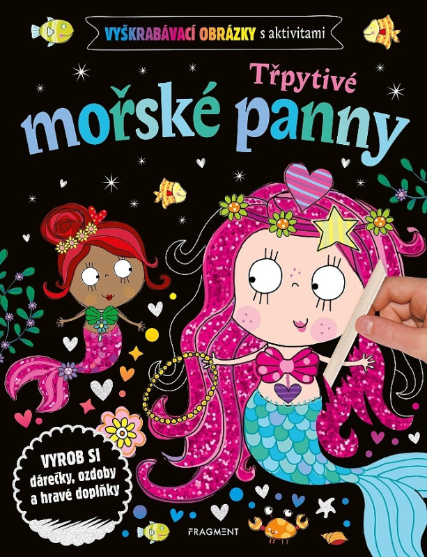 Vyškrabávací obrázky s aktivitami – Třpytivé mořské panny