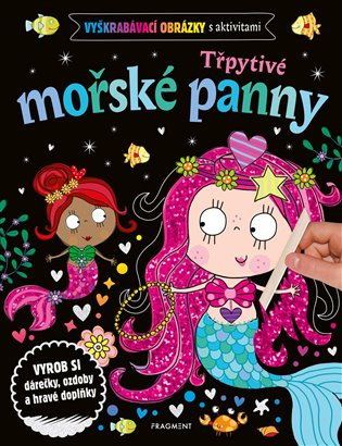Vyškrabávací obrázky s aktivitami – Třpytivé mořské panny