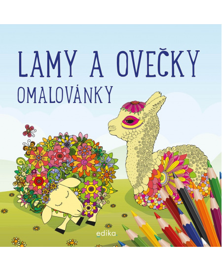 Lamy a ovečky - omalovánky Edika