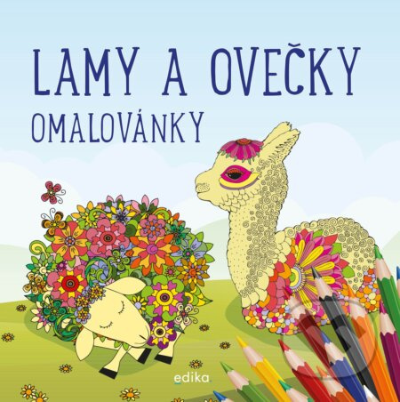 Lamy a ovečky - omalovánky Edika