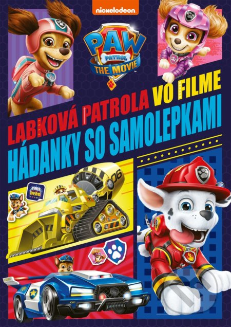 Labková patrola vo filme: Hádanky so samolepkami - kniha z kategorie Hádanky a říkanky