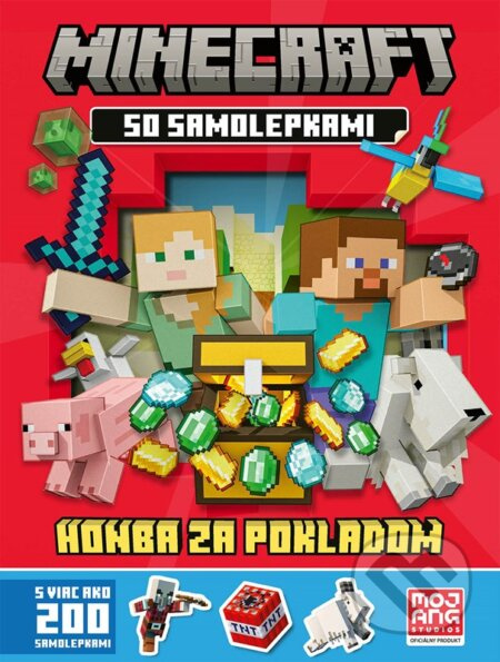 Minecraft: Honba za pokladom so samolepkami - kniha z kategorie Beletrie pro děti