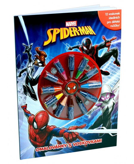 Spider-Man - Omalovánky s voskovkami - kolektiv