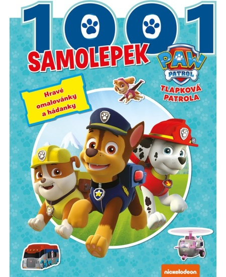 Tlapková patrola - 1001 samolepek EGMONT