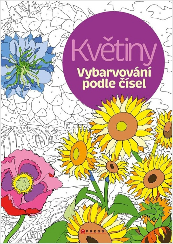 Vybarvování podle čísel: Květiny CPRESS