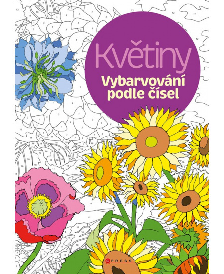 Vybarvování podle čísel: Květiny CPRESS