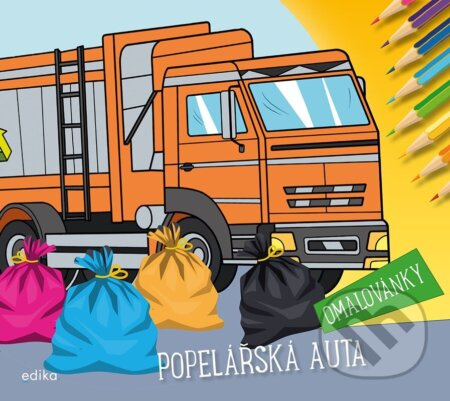 Popelářská auta – omalovánky - Michaela Tučková