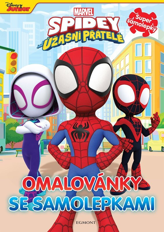 Spidey a jeho úžasní přátelé - Omalovánky se samolepkami EGMONT