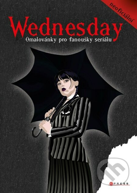 Wednesday – omalovánky pro fanoušky seriálu CPRESS