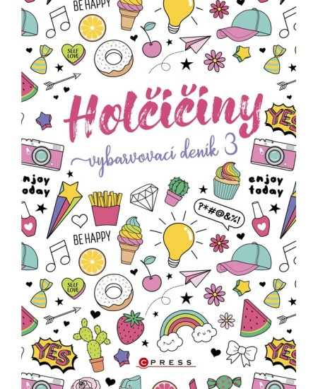Holčičiny - Vybarvovací deník 3 - Věra Mleczková
