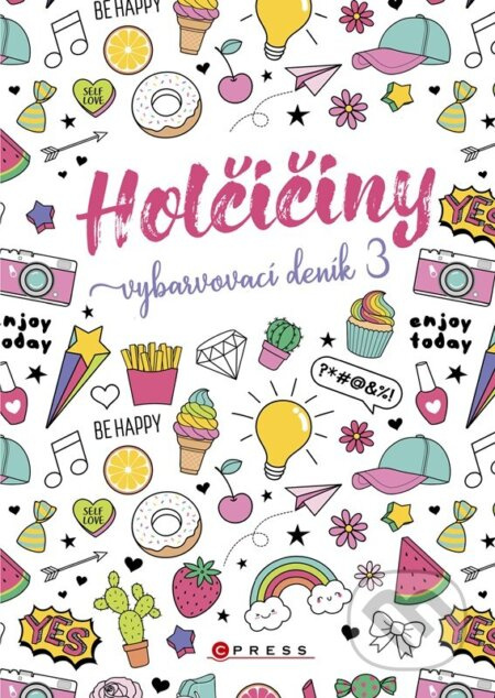 Holčičiny - Vybarvovací deník 3 - Věra Mleczková