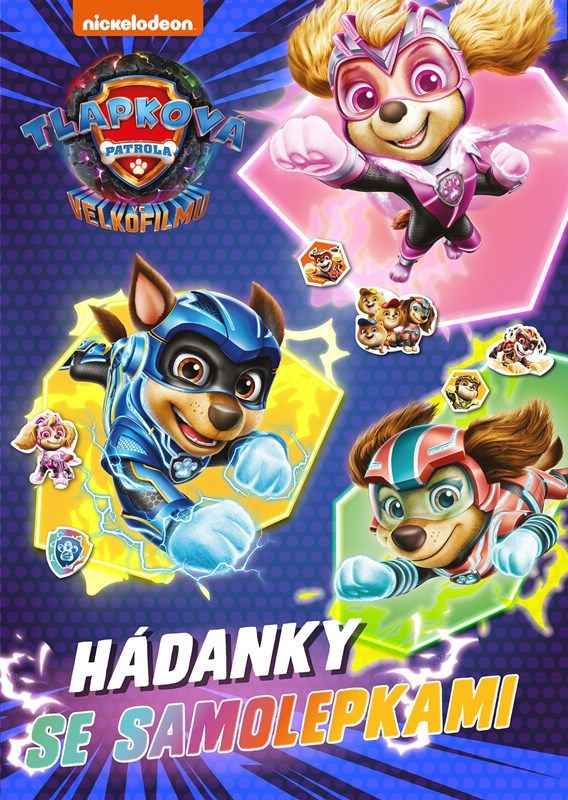Tlapková patrola ve velkofilmu - Hádanky se samolepkami - kolektiv