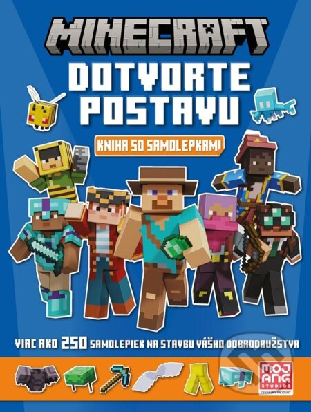 Minecraft - Tvorba postáv - Knižka so samolepkami - Kolektiv - kniha z kategorie Samolepky