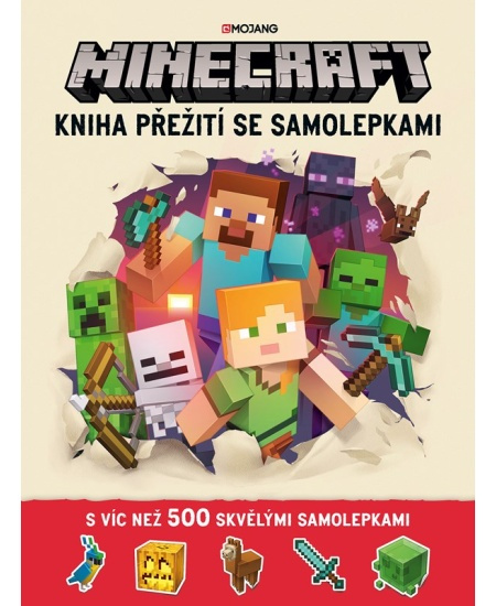 Minecraft - Kniha přežití se samolepkami - kolektiv