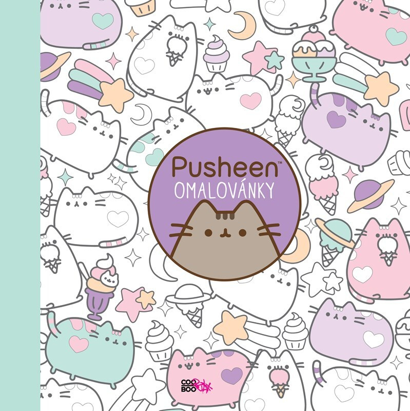 Pusheen - omalovánky - Claire Beltonová