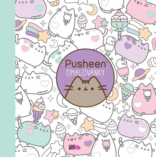 Pusheen - omalovánky - Claire Beltonová