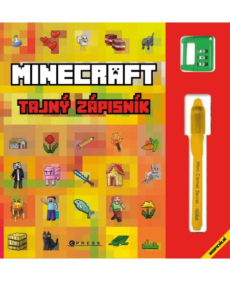 Minecraft - tajný zápisník - Michaela Bystrá Radvanová, Pavla Navrátilová Filip (ilustrátor)