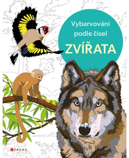 Vybarvování podle čísel: Zvířata