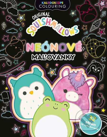 Squishmallows: Neonové maľovanky - kolektív autorov - kniha z kategorie Omalovánky