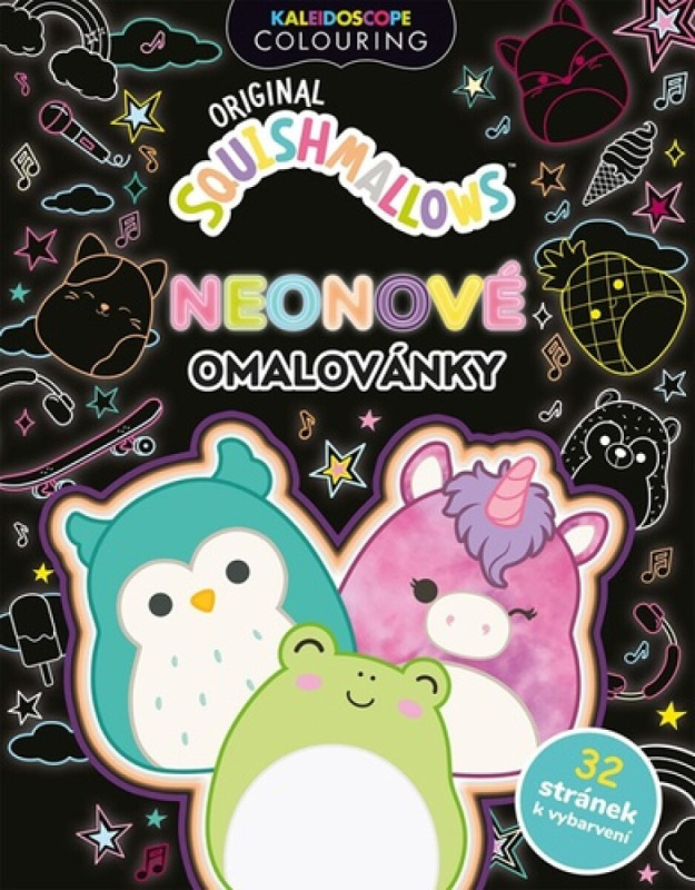 Squishmallows - Neonové omalovánky - kolektiv