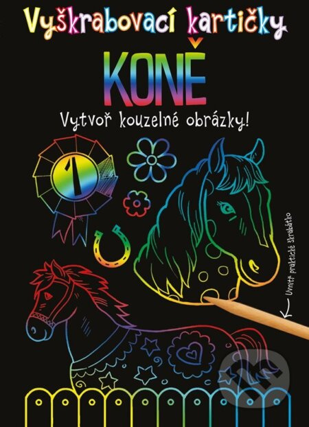 Vyškrabovací kartičky: Koně - kolektiv